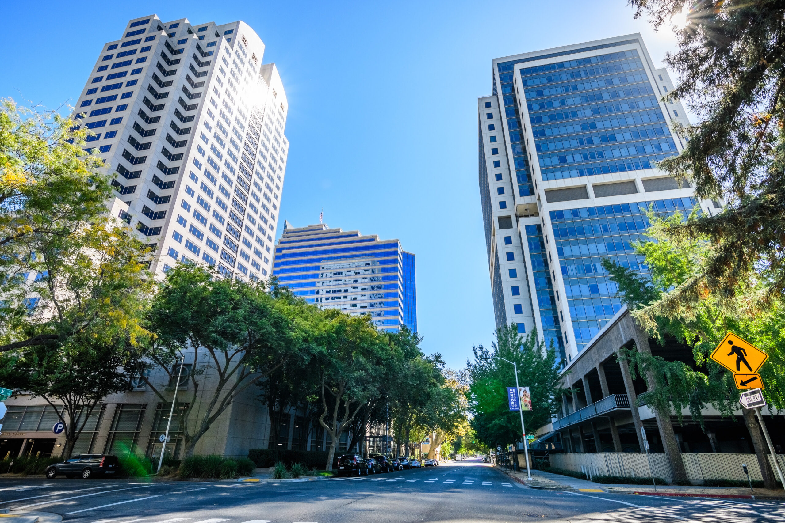 skyscrapers in downtown Sacramento